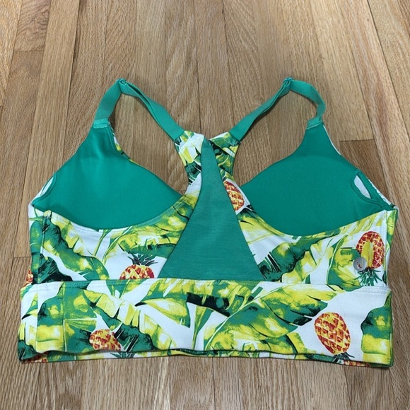 Wildfox Sweat Palms & Pina Racerback with Adjustable Straps Sports Bra - Picture 5 of 5